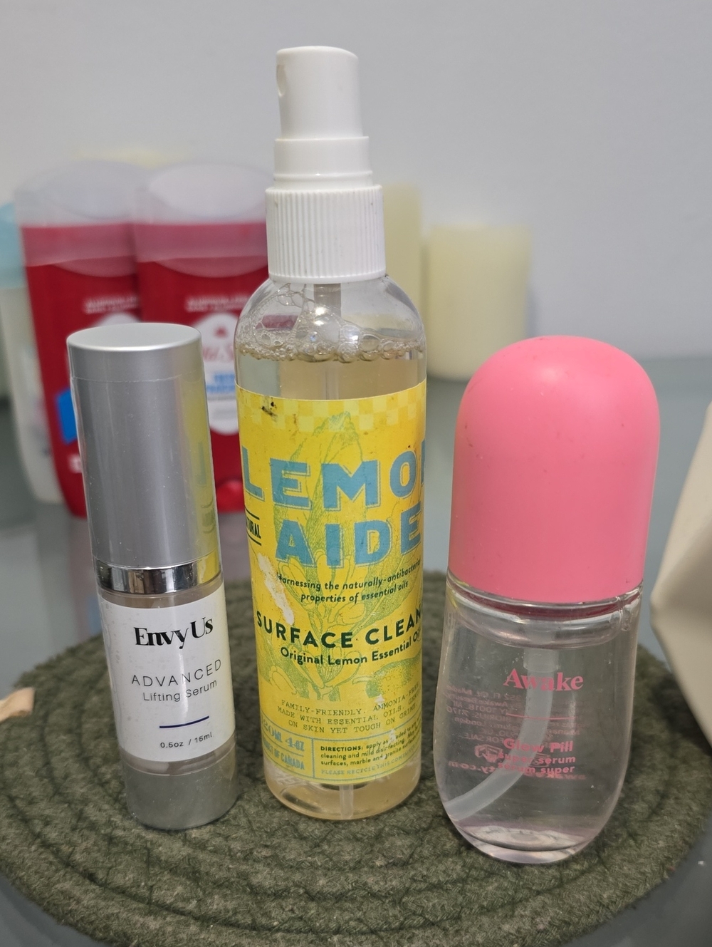 envy Advanced Lifting Serum with Pink Cap Accents